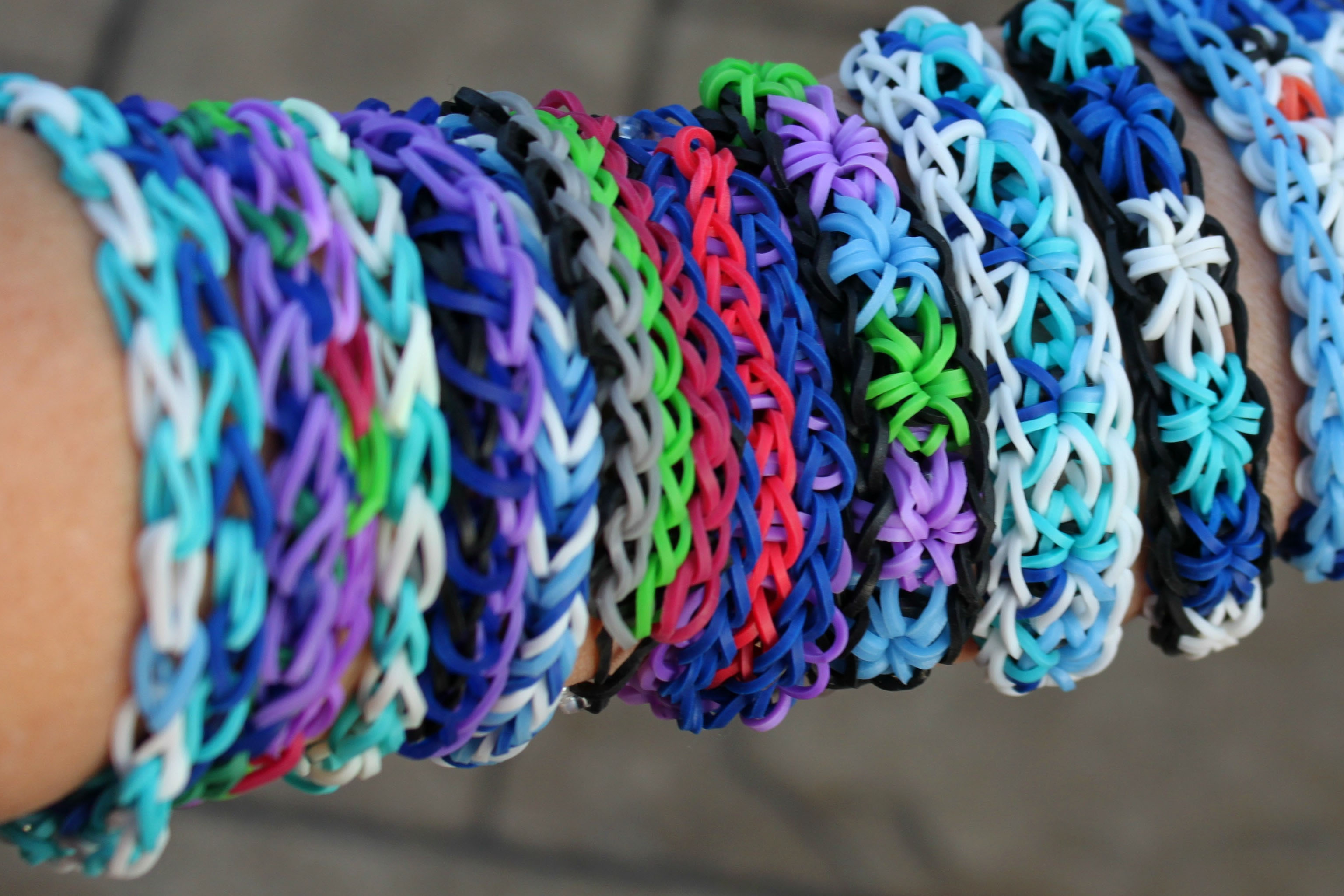 Fashion week Loom rainbow bracelets photo for woman Fashion style Loom rainbow bracelets photo for woman